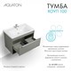 AQUATON Тумба под раковину Хоуп 100, подвесная, 1 ящик, хаки (1A287401HP9D0) 1A287401HP9D0 - фото 363170