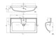 AQUATON Раковина Фабиа 800, белая (1A708031FB010) 1A708031FB010 - фото 363256