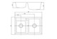AQUATON Кухонная мойка Делия 78 DBL 2 чаши, цвет графит (1A723132DE210) 1A723132DE210 - фото 363740