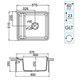 AQUATON Кухонная мойка Беллис 57, цвет кофе (1A724932BS280) 1A724932BS280 - фото 363811
