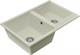 AQUATON Мойка для кухни Делия 78 DBL 2 чаши, жемчуг (1A723132DE240) 1A723132DE240 - фото 363833
