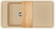 AQUATON Кухонная мойка Беллис 97 цвет Латте (1A725132BS260) 1A725132BS260 - фото 363838