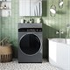 AQUATON Раковина Рейн 60 на стиральную машину, графит (1A72103KRW210) 1A72103KRW210 - фото 363851