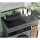 AQUATON Раковина Рейн 80 L на стиральную машину, графит (1A72113KRW210) 1A72113KRW210 - фото 363858