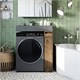 AQUATON Раковина Рейн 80 L на стиральную машину, графит (1A72113KRW210) 1A72113KRW210 - фото 363859