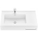 AQUATON Раковина Квадро Про 80 L, левая, белая (1A734431QA01L) 1A734431QA01L - фото 363870