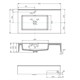 AQUATON Раковина Квадро Про 80 L, левая, белая (1A734431QA01L) 1A734431QA01L - фото 363874