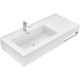 AQUATON Раковина Квадро Про 100 L, левая, белая (1A733331QA01L) 1A733331QA01L - фото 363875