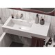 AQUATON Раковина Квадро Про 100 L, левая, белая (1A733331QA01L) 1A733331QA01L - фото 363878