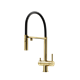 SANCOS Смеситель для кухни Imola с гибким изливом и возможностью подключения фильтра для воды, цвет полированное золото, арт. SC4010ZG SC4010ZG