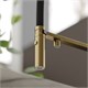 SANCOS Смеситель для кухни Imola с гибким изливом и возможностью подключения фильтра для воды, цвет брашированное золото с черным изливом, арт. SC4010BGbh SC4010BGbh