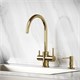 SANCOS Смеситель для кухни Taper с возможностью подключения фильтра для воды, цвет полированное золото, арт. SC4012ZG SC4012ZG