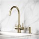 SANCOS Смеситель для кухни Taper с возможностью подключения фильтра для воды, цвет брашированное золото, арт. SC4012BG SC4012BG