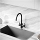 SANCOS Смеситель для кухни Taper с возможностью подключения фильтра для воды, цвет черный матовый, арт. SC4012MB SC4012MB