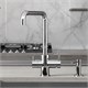 SANCOS Смеситель для кухни Vela с возможностью подключения фильтра для воды, цвет хром, арт. SC4013CH SC4013CH