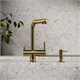 SANCOS Смеситель для кухни Foster с возможностью подключения фильтра для воды, цвет полированное золото, арт. SC4014ZG SC4014ZG