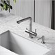 SANCOS Смеситель для кухни Spin с поворотным и вытяжным изливом, c краном для фильтрованной воды, цвет хром, арт. SC4015CH SC4015CH