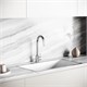 SANCOS Смеситель для кухни из нержавеющей стали Stainless, с поворотным R изливом, арт SC12001SS SC12001SS - фото 364221