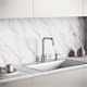 SANCOS Смеситель для кухни из нержавеющей стали Stainless, с поворотным Г изливом, арт SC12002SS SC12002SS - фото 364230