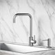 SANCOS Смеситель для кухни из нержавеющей стали Stainless, с поворотным Г изливом, арт SC12002SS SC12002SS - фото 364233