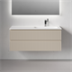 SANCOS Тумба подвесная Snob R правая 1195х445х500, c двумя ящиками оснащенными доводчиками скрытого монтажа с системой Soft close (плавного закрывания) , Beige Soft, арт.SNR120RCE SNR120RCE