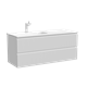 SANCOS Тумба подвесная Snob R левая 1195х445х500, c двумя ящиками оснащенными доводчиками скрытого монтажа с системой Soft close (плавного закрывания), Bianco, арт.SNR120LW SNR120LW