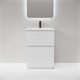 SANCOS Тумба напольная с рельефным фасадом Folk Floor 590х445х850, c двумя ящиками оснащенными доводчиками скрытого монтажа с системой плавного закрывания, цвет Bianco, арт.FL60FW FL60FW