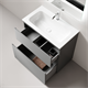 SANCOS Тумба напольная с рельефным фасадом Folk Floor 790х445х850, c двумя ящиками оснащенными доводчиками скрытого монтажа с системой плавного закрывания, цвет Ergraut soft, арт.FL80FES FL80FES - фото 364624