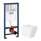 AZARIO Сет: Инсталляция Grohe Rapid SL 3 в 1 + Унитаз подвесной Azario Teramo, безободковый, с быстросъемным сиденьем микролифт (38772001+AZ-0052) 38772001+AZ-0052 - фото 364929