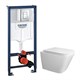 AZARIO Сет: Инсталляция Grohe Rapid SL 3 в 1 + Унитаз подвесной Azario Teramo, безободковый, слив "Скрытое Торнадо", сиденье микролифт (38772001+AZ-0052-UQ3) 38772001+AZ-0052-UQ3 - фото 364935