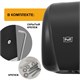 PUFF Электросушитель для рук "Puff-8885" New, антивандальный, черный, 1,8 кВт 1401.393 - фото 365612