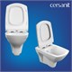 CERSANIT Carina Комплект CARINA XL CO DPL EO slim инсталляция VECTOR кнопка BLICK пластик хром матовый (64440) 64440 - фото 366338
