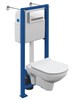 CERSANIT City Комплект CITY CO DPL EO slim Инсталляция VECTOR кнопка PILOT стекло белый (64439) 64439 - фото 366402
