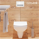CERSANIT City Комплект CITY CO DPL EO slim Инсталляция VECTOR кнопка PILOT стекло белый (64439) 64439 - фото 366409