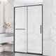 VINCEA Slim Soft Душевая дверь раздвижная ширина 150 см, профиль - вороненая сталь / стекло - прозрачное VDS-1SS150CLGM - фото 367543