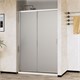 VINCEA City Душевая дверь раздвижная ширина 130 см, профиль - хром / стекло - текстурное VDS-5CT130MT - фото 367598