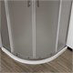 VINCEA City Душевой уголок четверть круга размер 80x80 см, двери раздвижные, профиль - хром / стекло - текстурное VSQ-5CT800MT - фото 367939