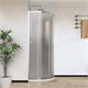 VINCEA City Душевой уголок четверть круга размер 90x90 см, двери раздвижные, профиль - хром / стекло - текстурное VSQ-5CT900MT - фото 367945