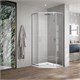 VINCEA Slim-U Душевой уголок пятиугольный размер 90x90 см, двери распашные, профиль - хром / стекло - прозрачное VSP-2SU900CL - фото 368092