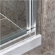 VINCEA Slim-U Душевой уголок квадратный размер 90x90 см, двери раздвижные, профиль - хром / стекло - прозрачное VSS-2SU900CL - фото 368125