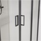 VINCEA City Душевой уголок квадратный размер 90x90 см, двери раздвижные, профиль - вороненая сталь / стекло - прозрачное VSS-5CT900CLGM - фото 368228
