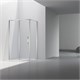 VINCEA Slim 8mm Душевой уголок прямоугольный размер 90x120 см, двери распашные, профиль - хром / стекло - прозрачное VSR-4SLP9012CL - фото 368386