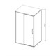 VINCEA Slim 8mm Душевой уголок прямоугольный размер 90x120 см, двери распашные, профиль - хром / стекло - прозрачное VSR-4SLP9012CL - фото 368390