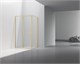 VINCEA Slim 8mm Душевой уголок прямоугольный размер 90x120 см, двери распашные, профиль - брашированное золото / стекло - прозрачное VSR-4SLP9012CLG - фото 368399