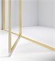VINCEA Slim 8mm Душевой уголок прямоугольный размер 90x120 см, двери распашные, профиль - брашированное золото / стекло - прозрачное VSR-4SLP9012CLG - фото 368400