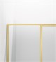 VINCEA Slim 8mm Душевой уголок прямоугольный размер 90x120 см, двери распашные, профиль - брашированное золото / стекло - прозрачное VSR-4SLP9012CLG - фото 368401