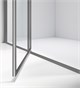 VINCEA Slim 8mm Душевой уголок прямоугольный размер 90x120 см, двери распашные, профиль - вороненая сталь / стекло - прозрачное VSR-4SLP9012CLGM - фото 368406