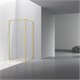 VINCEA Slim 8mm Душевой уголок квадратный размер 90x90 см, двери распашные, профиль - брашированное золото / стекло - прозрачное VSR-4SLP9090CLG - фото 368418