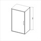 VINCEA Slim 8mm Душевой уголок прямоугольный размер 100x90 см, двери распашные, профиль - вороненая сталь / стекло - прозрачное VSR-4SLP9010CLGM - фото 368440