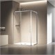 VINCEA Slim 8mm Душевой уголок прямоугольный размер 130x80 см, двери раздвижные, профиль - хром / стекло - прозрачное VSR-6SL8013CL - фото 368454